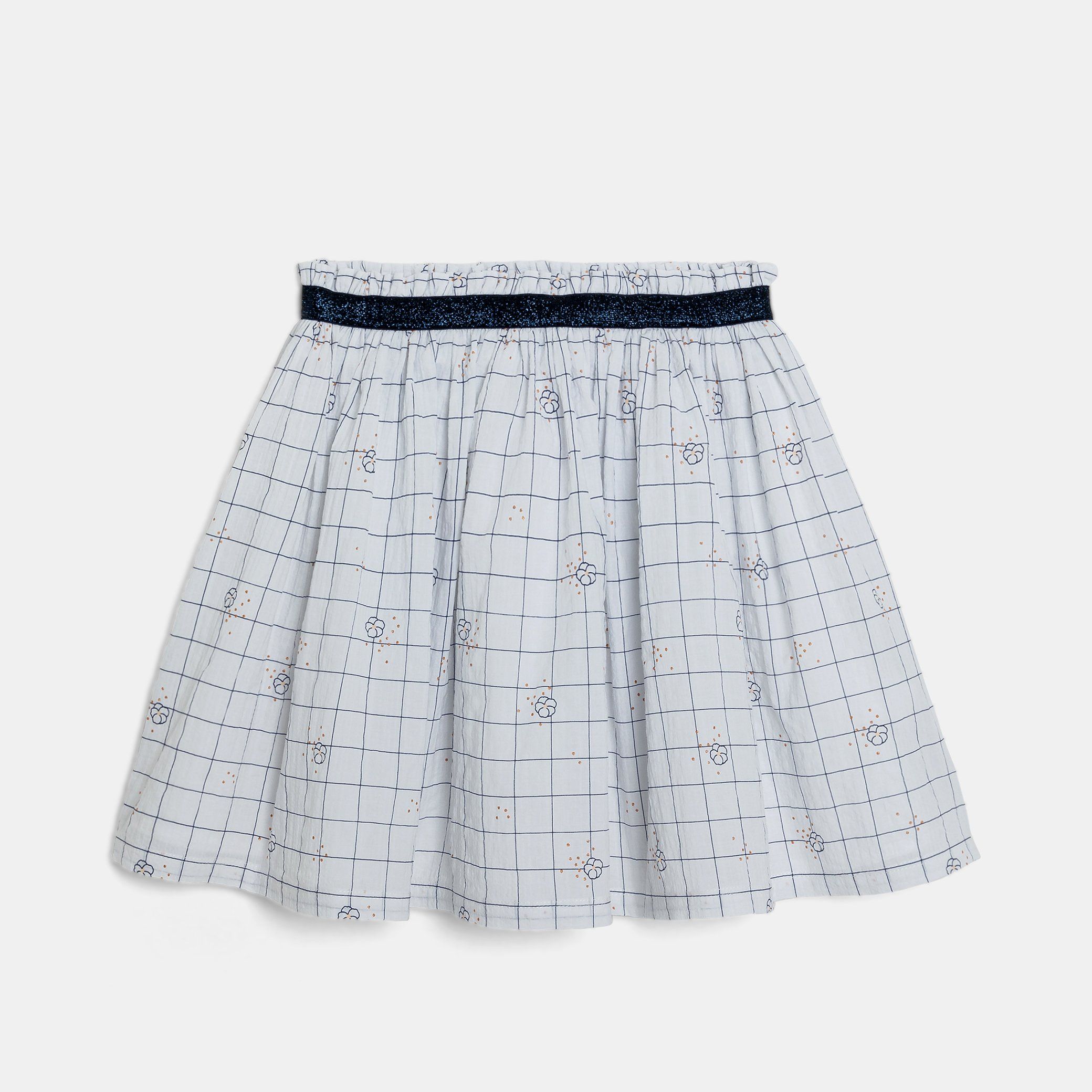 Đầm in họa tiết caro